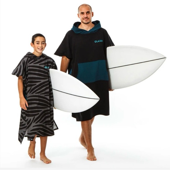 Kids Oalian Decathlon Surf Poncho - Picture 13 of 15
